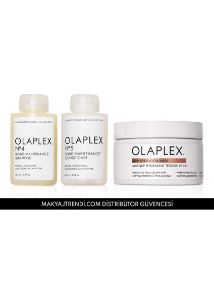 Cleanse & Moisture & Nourish Trio - Kalın Telli Saçlar Için Bağ Güçlendirici Şampuan, Saç Kremi ve Maske Seti