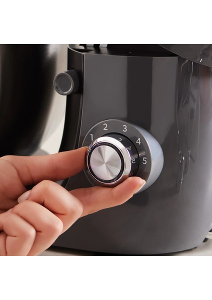 5.2 Lt Profashion Stand Mikser ve Hamur Yoğurma Makinesi, 3 Karıştırıcı, 6 Hız Gri modelleri