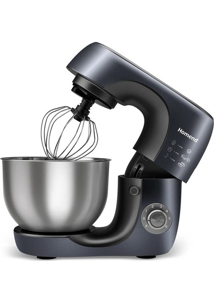 5.2 Lt Profashion Stand Mikser ve Hamur Yoğurma Makinesi, 3 Karıştırıcı, 6 Hız Gri fırsatları