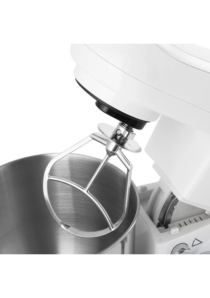 5.2 Lt Profashion Stand Mikser ve Hamur Yoğurma Makinesi, 3 Karıştırıcı, 6 Hız Gri