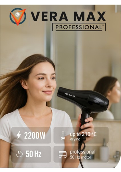 Güçlü 2500W Saç Kurutma ve Düzleştirme Makinesi, Kuru Kafa Traş Seti Siyah fırsatları