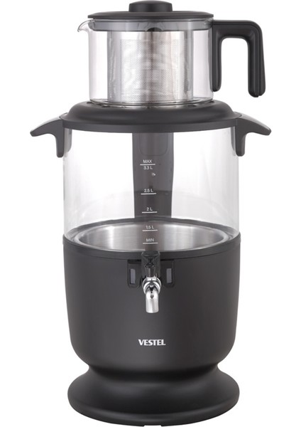 Beyaz 4500 C Sefa Semaver, Şık ve Kaliteli Ev Kullanımı Için Ideal Seçenektir.