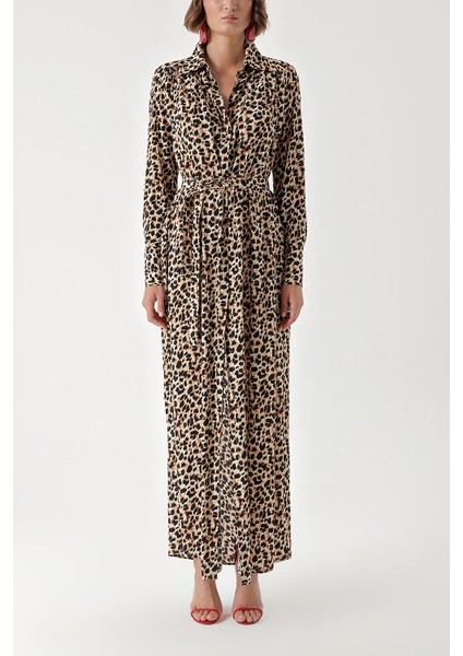 Siyah Hardal Büzgü Detaylı Gömlek Elbise 94299 fiyatları