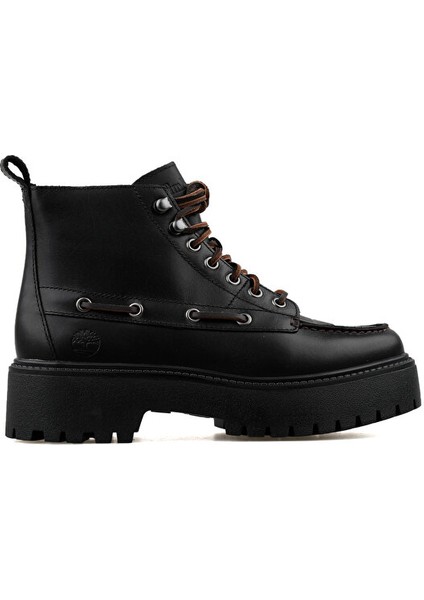 Stone Street Mid Lace Up Boot Kadın Günlük Bot TB0A27YZW021 Siyah