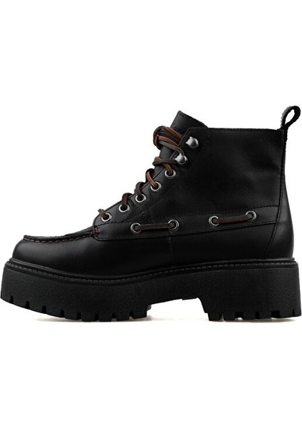 Stone Street Mid Lace Up Boot Kadın Günlük Bot TB0A27YZW021 Siyah fiyatları