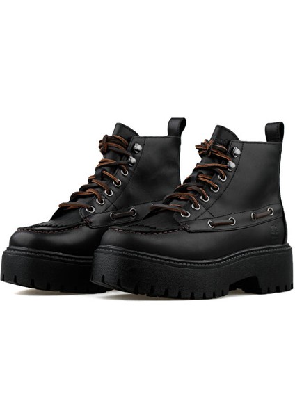 Stone Street Mid Lace Up Boot Kadın Günlük Bot TB0A27YZW021 Siyah modelleri
