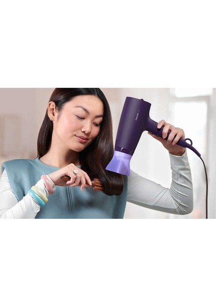 Hafif ve Güçlü 3000 Serisi Saç Kurutma Makinesi, Mavi, BHD340/13