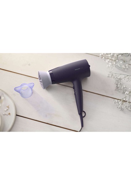 Hafif ve Güçlü 3000 Serisi Saç Kurutma Makinesi, Mavi, BHD340/13