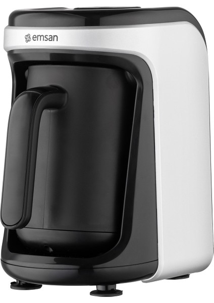 Sütlü Türk Kahve Makinesi, Şık Siyah Tasarım, Kolay Kullanım