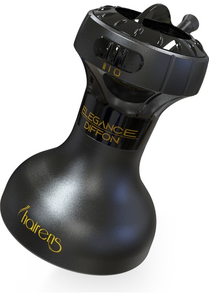 Kıvırcık ve Dalgalı Saçlar Için 1000W Saç Kurutma ve Dalgalandırıcı Siyah