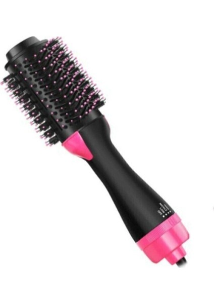 Siyah Profesyonel Saç Düzleştirici ve Fön Tarağı, Şekillendirici ve Kurutucu