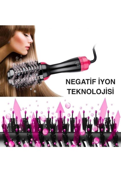 Siyah Profesyonel Saç Düzleştirici ve Fön Tarağı, Şekillendirici ve Kurutucu fırsatları