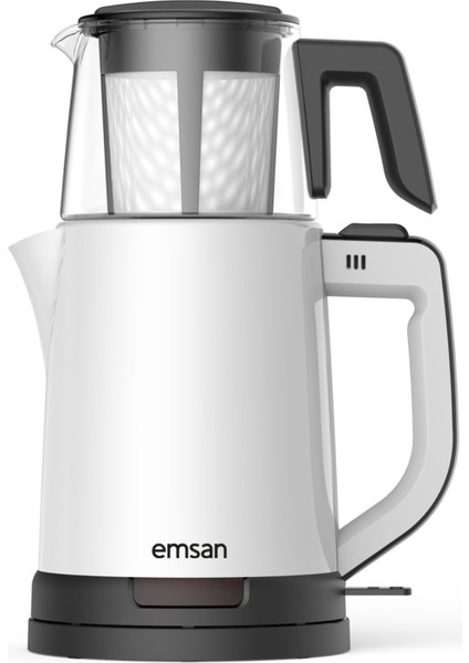 Pratik Beyaz Çay Makinesi - Hızlı ve Kolay Demleme Özelliği fırsatları