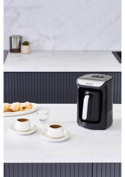 Konuşan Türk Kahve Makinesi Antrasit, Joy 1887H, Gri, Keyifli Kahve Deneyimi