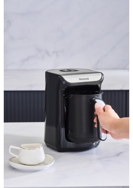 Konuşan Türk Kahve Makinesi Antrasit, Joy 1887H, Gri, Keyifli Kahve Deneyimi modelleri