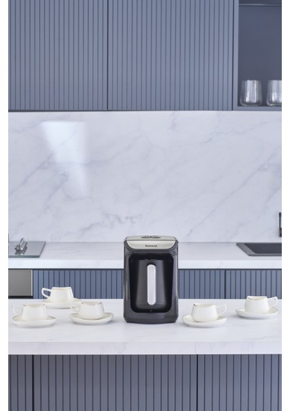 Konuşan Türk Kahve Makinesi Antrasit, Joy 1887H, Gri, Keyifli Kahve Deneyimi fırsatları