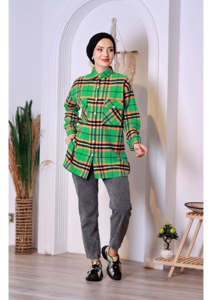Ekoseli Kapüşonlu Oduncu Gömlek - Kırmızı/siyah Yeşil fiyatları