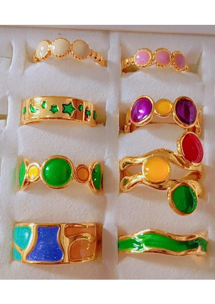 Yüzük Seti Karışık 8’li