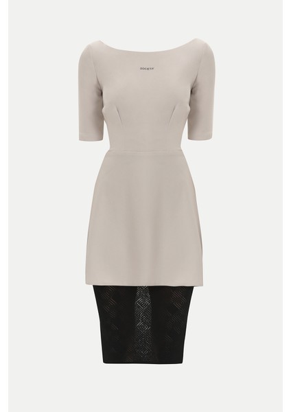 Taş Dantelli Midi Elbise 90762 indirimleri