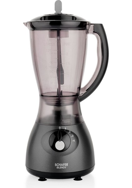 Antrasit Renkli Sürahi Blender ile Pratik ve Şık Hazırlıklar