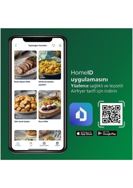 Yüksek Kapasiteli 7,2l Uzaktan Programlı Hava Pişirici, Wi-Fi ve Alexa Uyumlu Siyah fırsatları