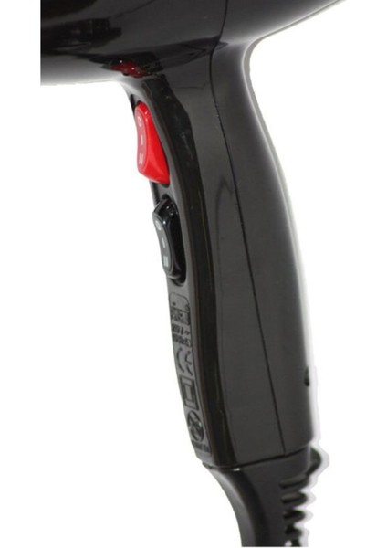 2600W Profesyonel Fön Makinesi, Isı Ayarlı Difüzör ve Başlıklar Siyah indirimleri