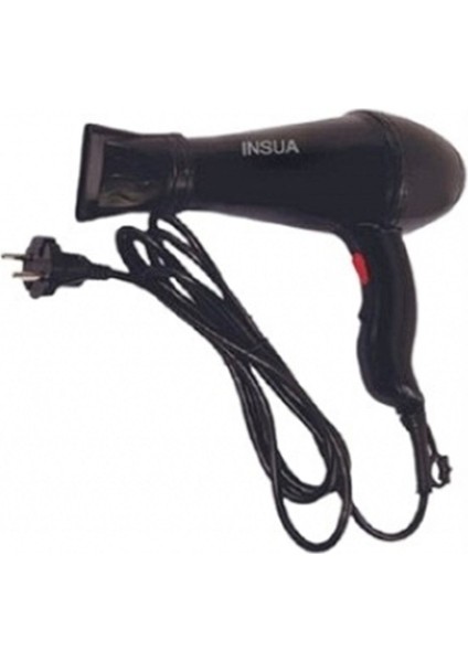 Profesyonel Turbo Fön Makinesi, 2500 W, Siyah, 2 Yıl Garantili, Güçlü ve Hafif