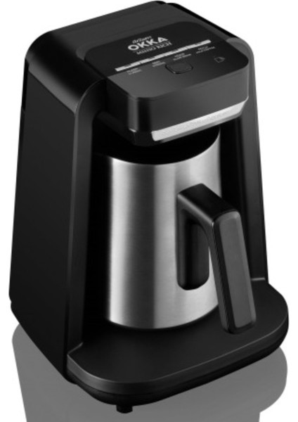 Krom Türk Kahvesi Makinesi Okka Rıch Spın OK0012, Şık ve Kullanışlı Kahve Yapımı Sağlar
