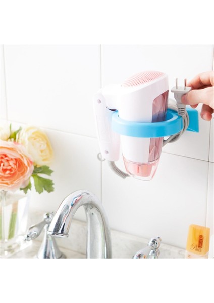 2'li Çok Renkli Saç Fön Makinesi Askı Aparatı, Banyo Için Pratik Askılık fiyatları