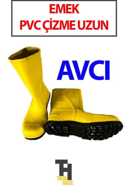 Emek Pvc Sarı Avcı Çizmesi