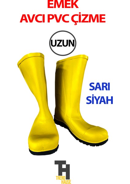 Emek Pvc Sarı Avcı Çizmesi modelleri