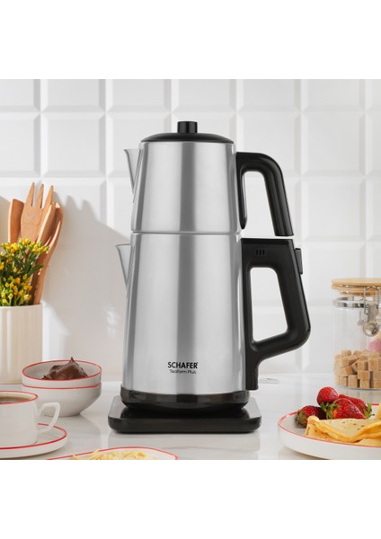 Paslanmaz Çay Makinesi, Inox, Modern ve Şık Tasarım, Hızlı ve Pratik Kullanım