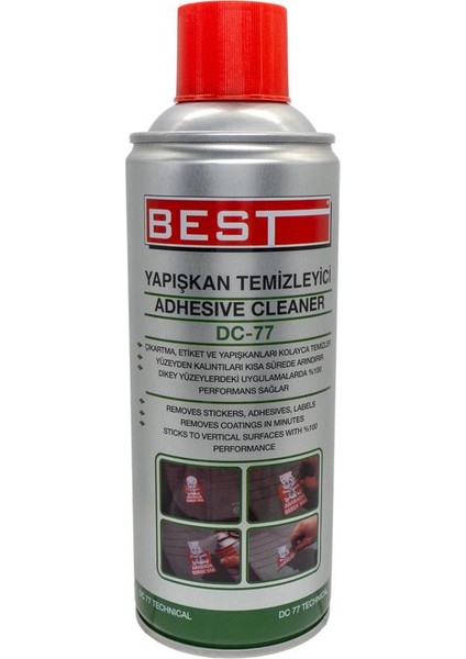 DC77 Yapışkan Temizleyici Etiket Sökücü Sprey 400 ml modelleri
