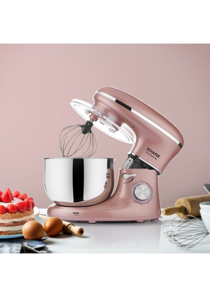 Şık Pembe Altın Stand Mikser, 5l, 6 Parçalı, Kaliteli ve Güçlü Tasarım fiyatları