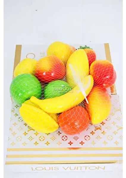 Karışık Meyve Demeti Uzun Ömürlü 12 Adet Renkli Dekoratif Kullanım fiyatları