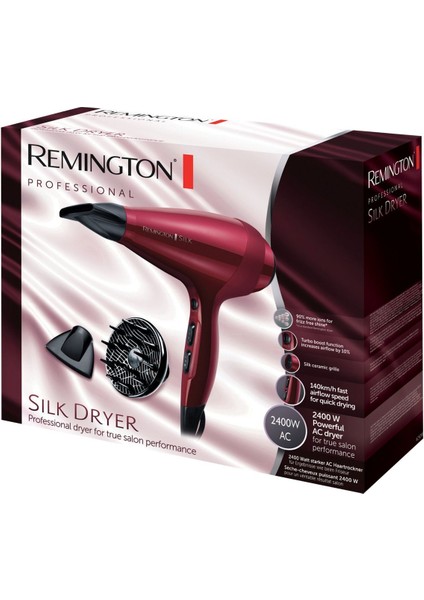 2400 W Iyonlu Saç Kurutma Makinesi, Kırmızı Renkli, Hızlı ve Güçlü Performans fırsatları