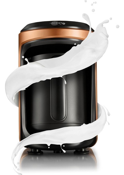 Bronz Renkli Aroma Türk Kahve Makinesi, Şık ve Pratik Kahve Hazırlama Cihazı