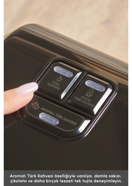 Bronz Renkli Aroma Türk Kahve Makinesi, Şık ve Pratik Kahve Hazırlama Cihazı fırsatları