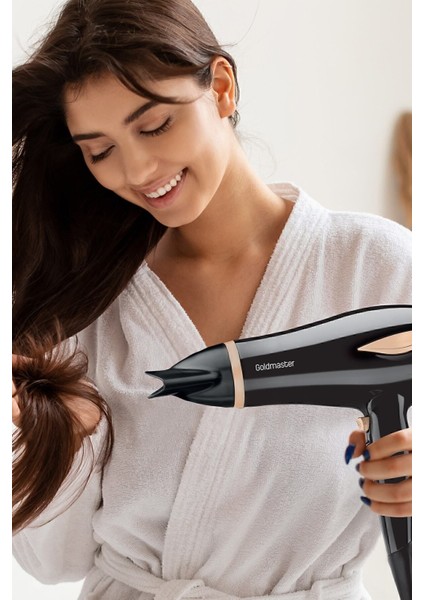 2400 Watt Dc Motorlu Isı ve Hız Ayarlı Difüzör Saç Kurutma Makinesi Siyah fırsatları