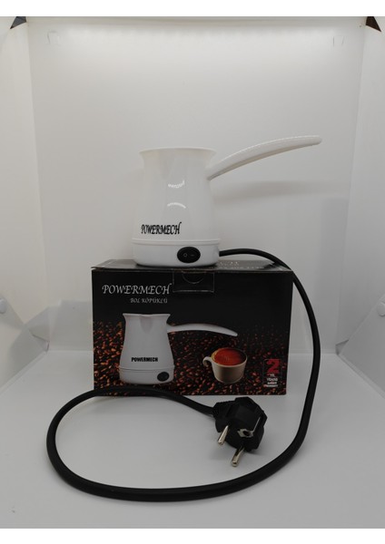 Büyük Köpüklü Elektrikli Cezve, 4 Fincan, 330 ml Kapasiteli, Beyaz Renkli indirimleri