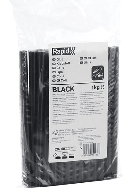 Silikon Çubuk Siyah Araç Tamir 12X190 mm 1 kg fiyatları