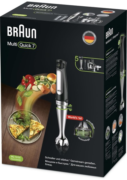 Güçlü 1000W Blender Seti, Siyah, Activeblade Teknolojisi, Çok Amaçlı Kullanım