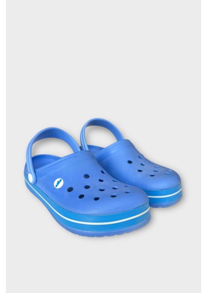 Unisex Confort Medikal Hemşire Sabo Terlik Mavi - Beyaz modelleri