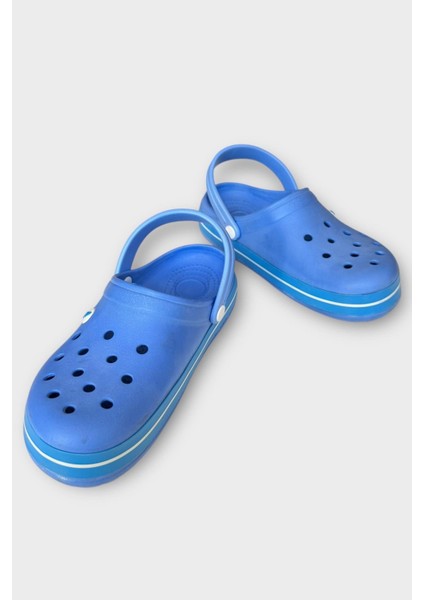 Unisex Confort Medikal Hemşire Sabo Terlik Mavi - Beyaz fırsatları