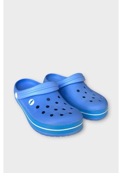 Unisex Confort Medikal Hemşire Sabo Terlik Mavi - Beyaz indirimleri