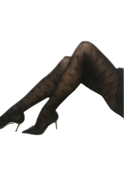 Balo Desenli 3 Beden Külotlu Çorap