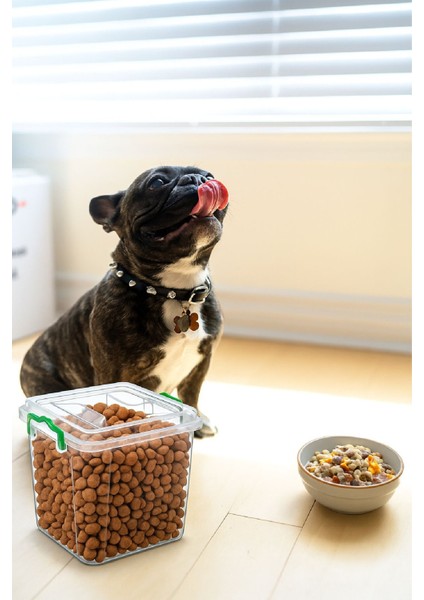 Turuncu 8l Saklama Kabı Seti, 3'lü Kürek Hediyeli, Kedi ve Köpekler Için Uygun fiyatları