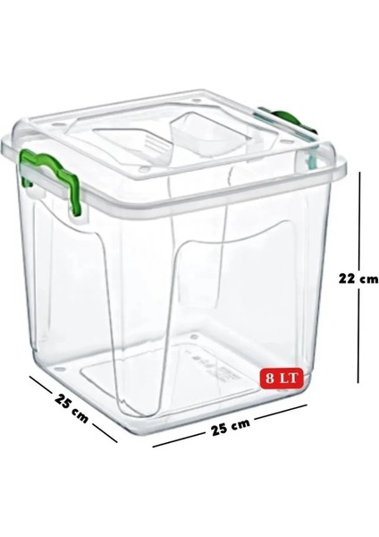 Turuncu 8l Saklama Kabı Seti, 3'lü Kürek Hediyeli, Kedi ve Köpekler Için Uygun indirimleri