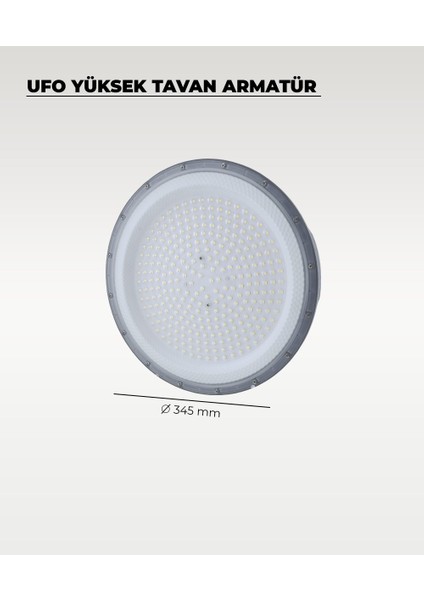 Yüksek Tavan Ufo Armatür 200W - 6500K Beyaz Işık fiyatları