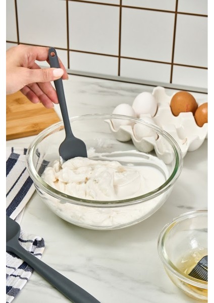 6 Parça Silikon Servis Seti Antrasit, Dayanıklı ve Şık Mutfak Gereciği fırsatları